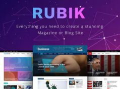 Rubik - A Perfect Theme for Blog Magazine Website