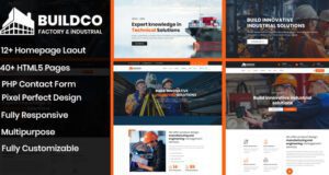 Buildco - Factory, Industrial & Construction Template