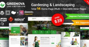 Greenova-Gardening & Landscaping WordPress Theme
