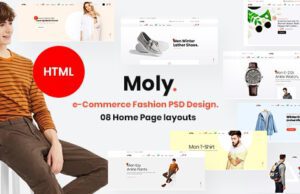 Moly-Multipurpose ecommerce HTML5 Template