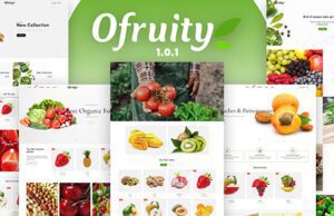 Ofruity Organic Food-Fruit-Vegetables eCommerce Shopify Theme