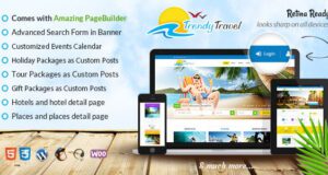 Trendy Travel - Multipurpose Tour Package Wordpress Theme