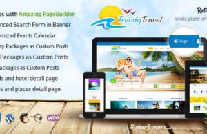 Trendy Travel - Multipurpose Tour Package Wordpress Theme