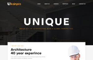 Ukainpro-Interior Design & Architecture Portfolio HTML5 Template