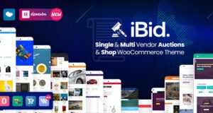iBid-Multi Vendor Auctions WooCommerce Theme
