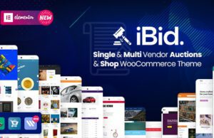 iBid-Multi Vendor Auctions WooCommerce Theme