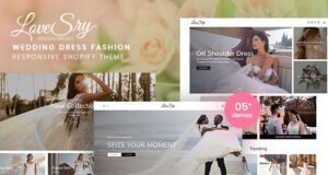 LoveSry-Wedding Dress Fashion Responsive Shopify Theme