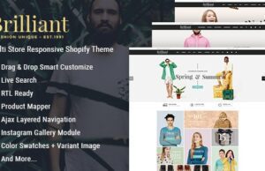 Brilliant-Multi Store Responsive Shopify Theme