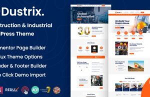 Dustrix-Construction and Industry WordPress Theme