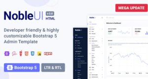 NobleUI HTML Bootstrap 5 Admin Dashboard Template