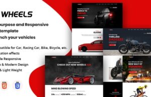 Wheels-Automobile Business Multipurpose And Responsive HTML Template