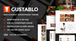 Gustablo Restaurant & Cafe Responsive WordPress Theme