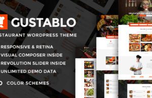 Gustablo Restaurant & Cafe Responsive WordPress Theme