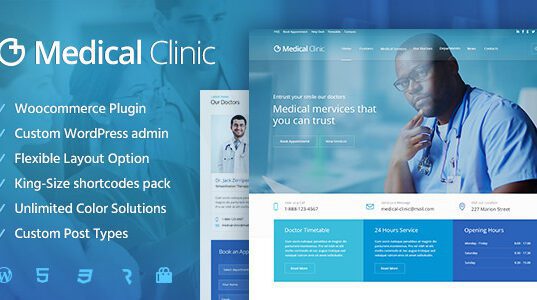 Medical Clinic Health & Doctor Medical Theme