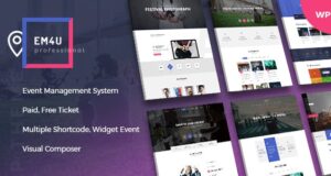 EM4U- Events WordPress Theme for Booking Tickets