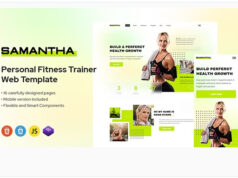 Samantha Personal-Trainer-&-Fitness-Gym-Template