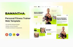 Samantha Personal-Trainer-&-Fitness-Gym-Template