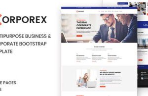 Corporex - Multipurpose Business & Corporate Bootstrap html Website Template