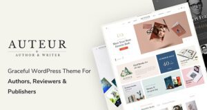 Auteur WordPress Theme for Authors and Publishers