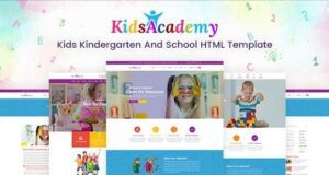 KidsAcademy Kids Kindergarten & School HTML Template