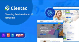 Clentac Cleaning Services Template clentac-cleaning-services-react-js-template