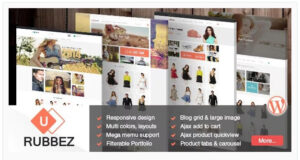 Rubbez- WooCommerce & Corporate WordPress Theme