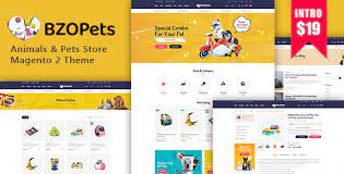 BzoPets eCommerce Animals & Pets Store Magento 2 Theme