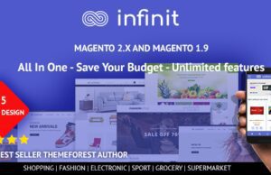 Infinit Multipurpose Responsive Magento 2 and 1 Theme