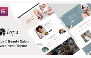 Lesya Beauty Salon & Spa WordPress Theme