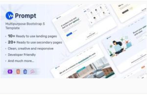 prompt-bootstrap-5-landing-page-template