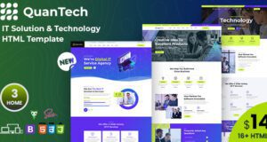 Quantech IT Solutions & Technology WordPress Theme