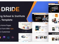 Dride Driving School Courses HTML Template