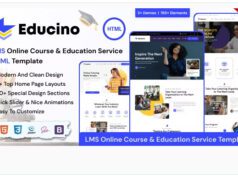 Educino LMS, Online Course & Education Service HTML Template