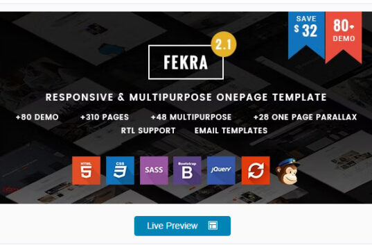 fekra-responsive-onemulti-page-html5-template