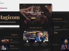 Magicom Magician & Comedian HTML Template