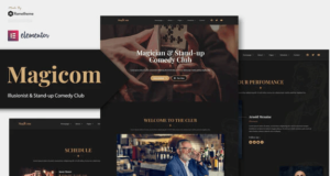 Magicom Magician & Comedian HTML Template