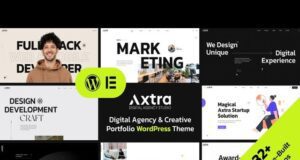Axtra Digital Agency Creative Portfolio Theme