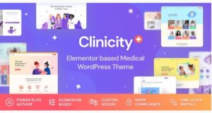 Clinicity Health & Medical Elementor Theme