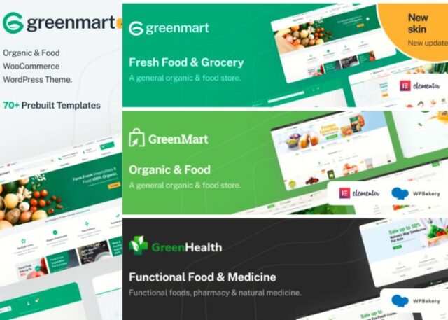 GreenMart Organic & Food WooCommerce WordPress Theme