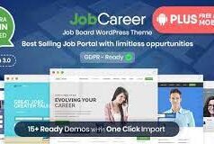 JobCareer Job Board Responsive WordPress Theme