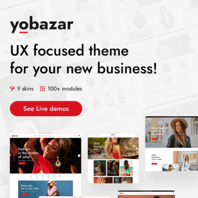 Yobazar Elementor Fashion WooCommerce Theme