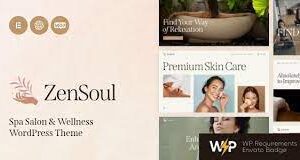 ZenSoul Spa Salon & Wellness WordPress Theme