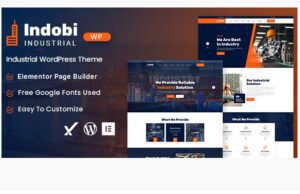 Indobi - Industrial WordPress Theme