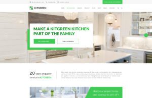 KitGreen Interior and Kitchen Design WordPress Theme