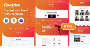 Confrico Event & Conference HTML Template