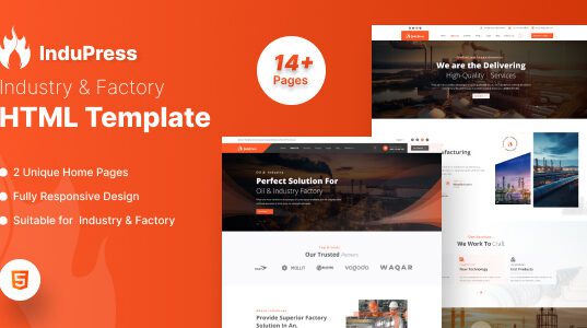 InduPress Industry & Factory HTML Template