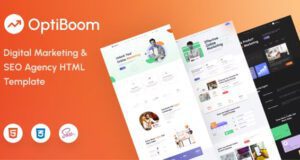OptiBoom Digital Marketing & SEO Agency HTML5 Template