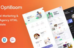 OptiBoom Digital Marketing & SEO Agency HTML5 Template