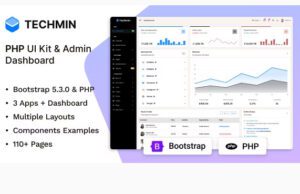 Techmin-PHP-Bootstrap-UI-Kit-&-Admin-Dashboard-Template
