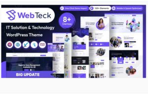 Webteck IT Solution and Technology WordPress Theme